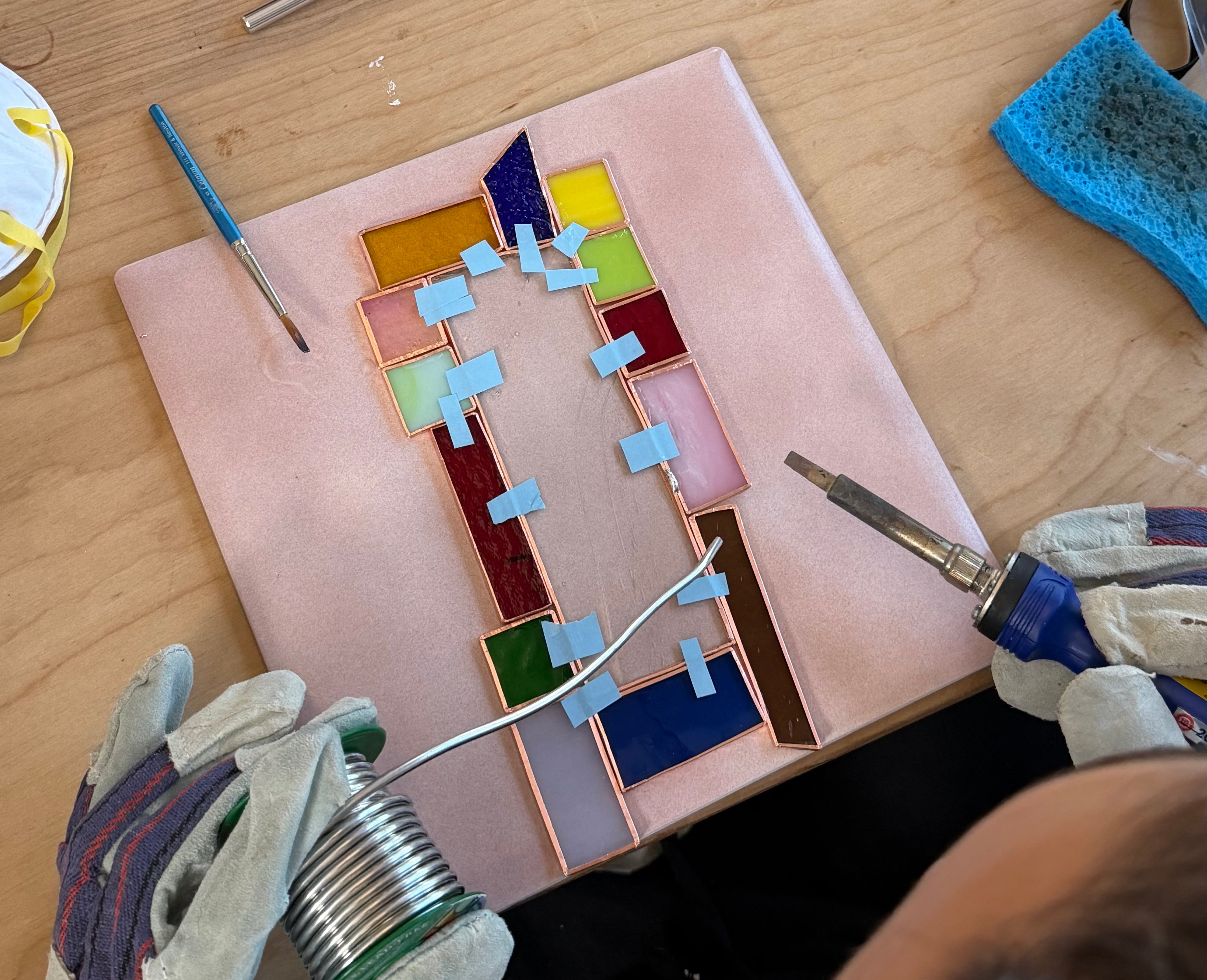 Stained Glass Polaroid Frame Workshop