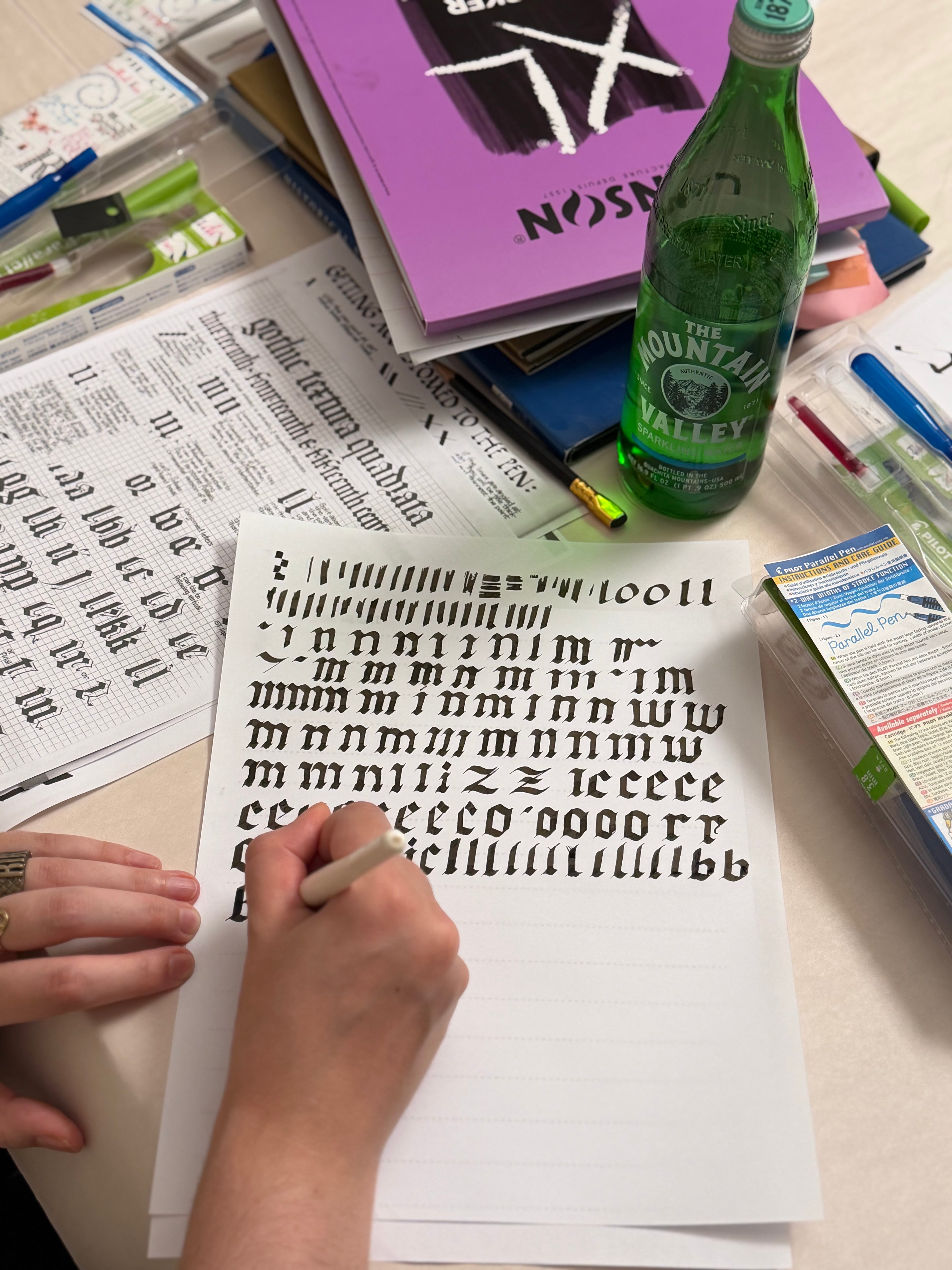 Medieval Gothic Calligraphy